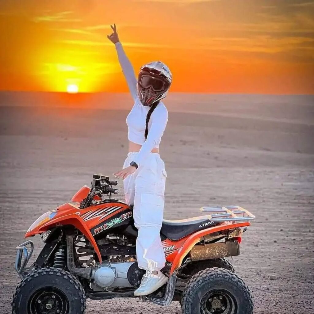 Quad Biking Agafay Desert Morocco during Day Trip