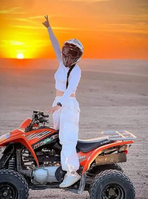 Quad Biking Agafay Desert Morocco during Day Trip