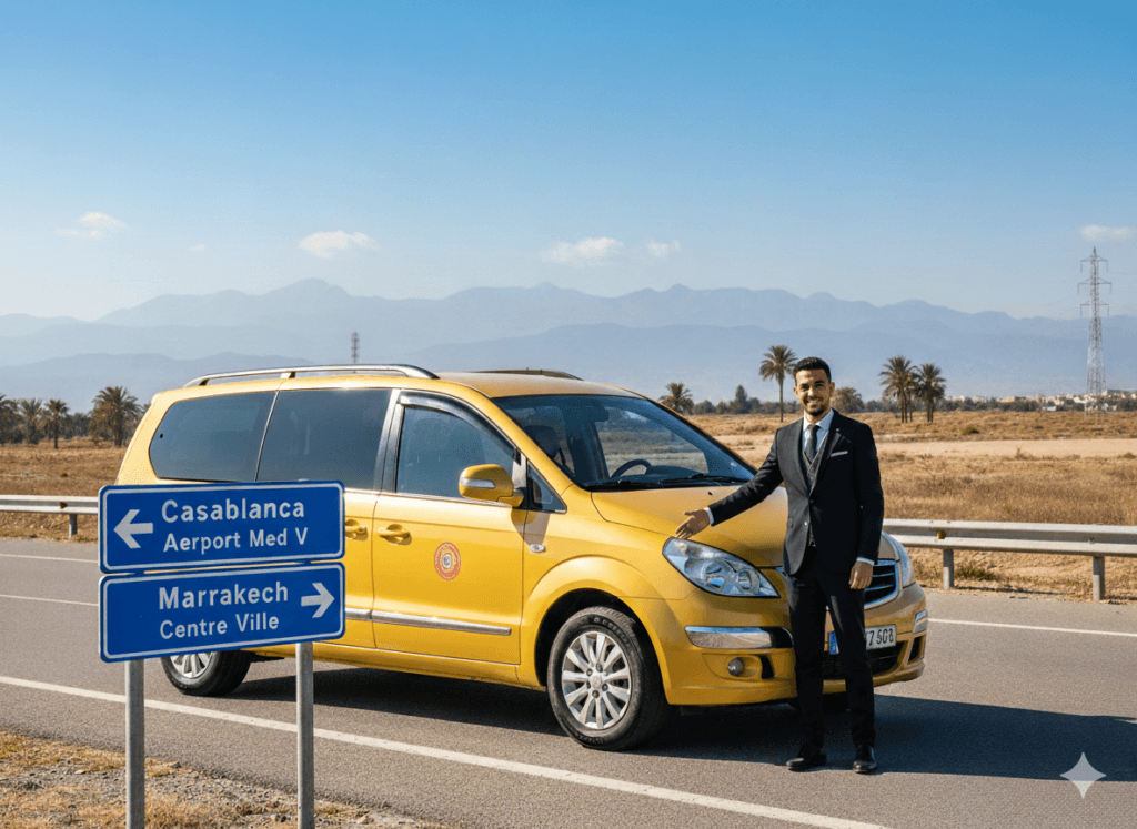 Private transfer Marrakech to Casablanca