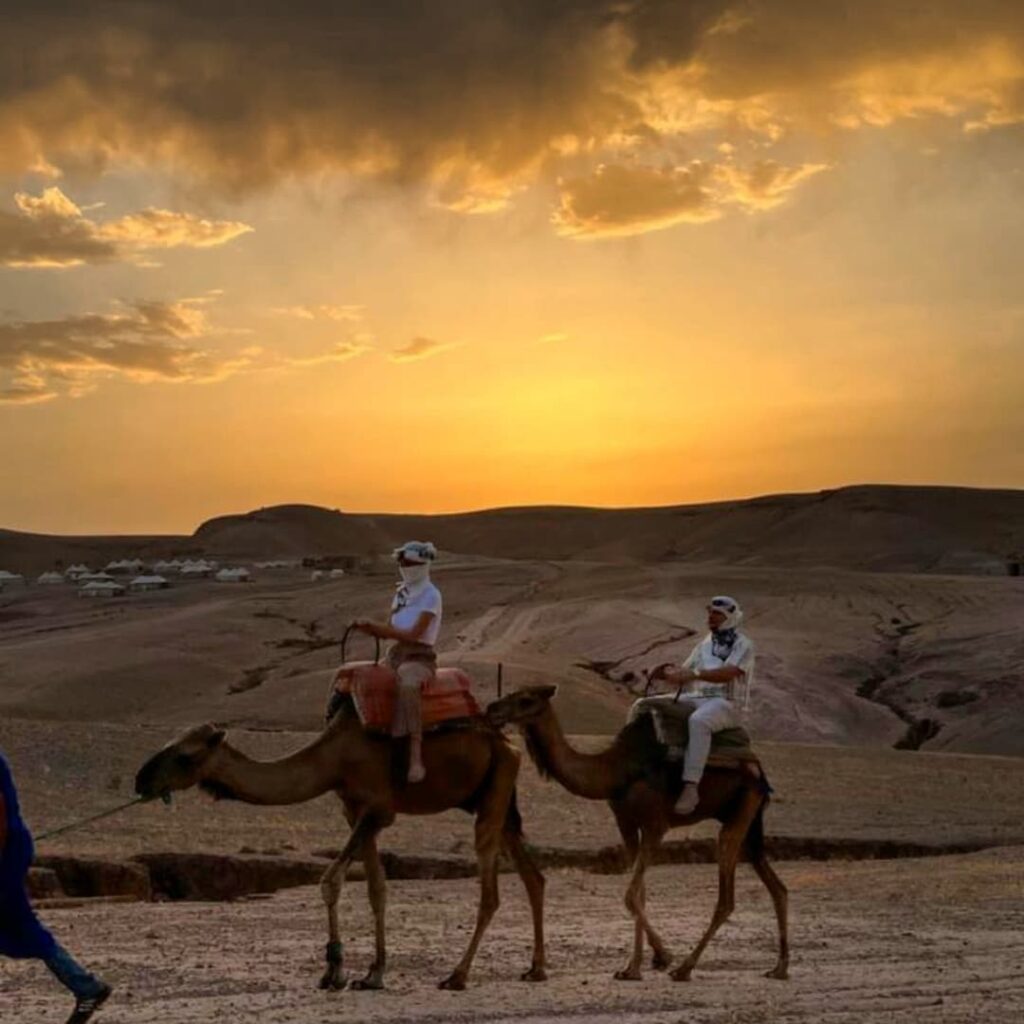 Agafay Desert Marrakech Experience sunset