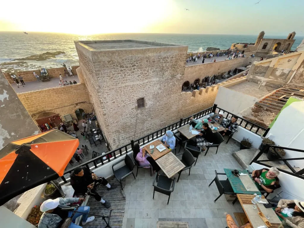 essaouira rooftop café